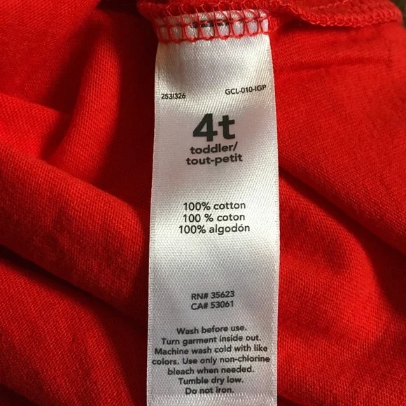 Bundle of NEW T-shirts(8 items) for Girl size 4. - Picture 4 of 16